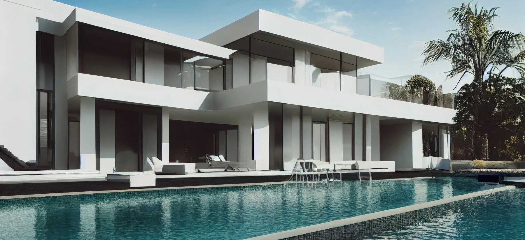 Villa moderna de lujo representando oportunidades de inversión inmobiliaria